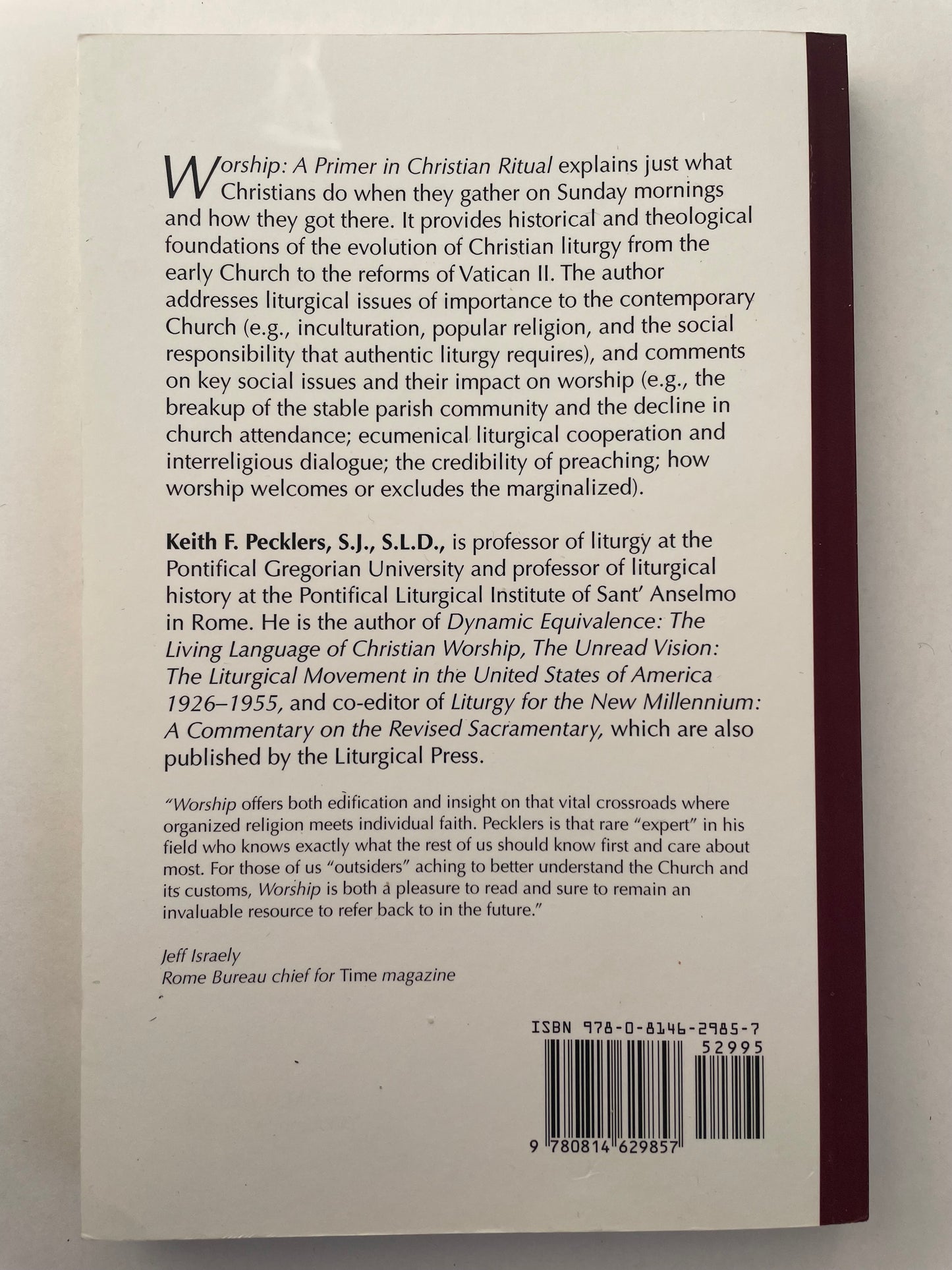 Worship | A primer in Christian Ritual | Keith F. Pecklers